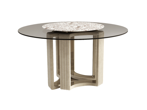 visionnaire-Affordable Luxury Style Dining Table Round Dining Table