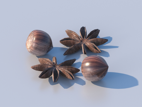 Chestnut Octagonal Herbs