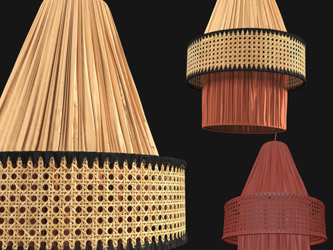 Southeast Asia chandelier rattan chandelier