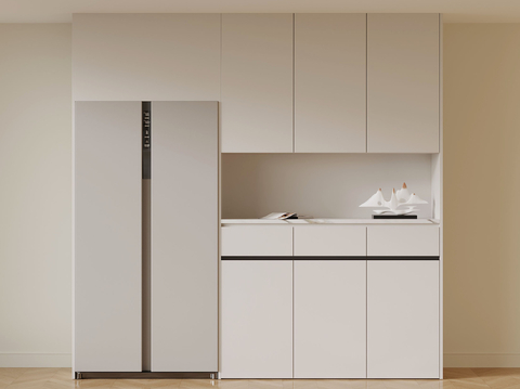 Modern Sideboard Refrigerator Cabinet