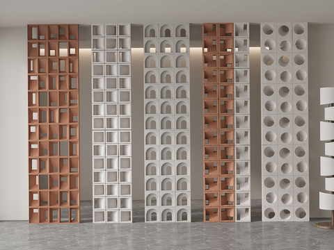 Cement hollow brick hollow partition