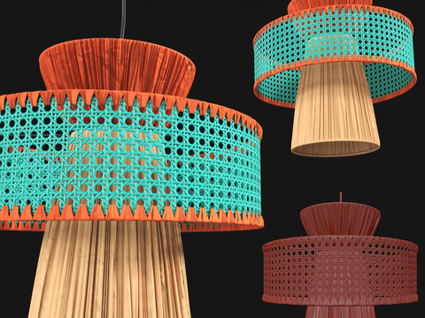 Southeast Asia chandelier rattan chandelier