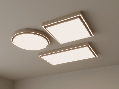 Modern geometric ceiling lamp