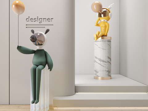 Modern Cartoon Sculpture Ornaments