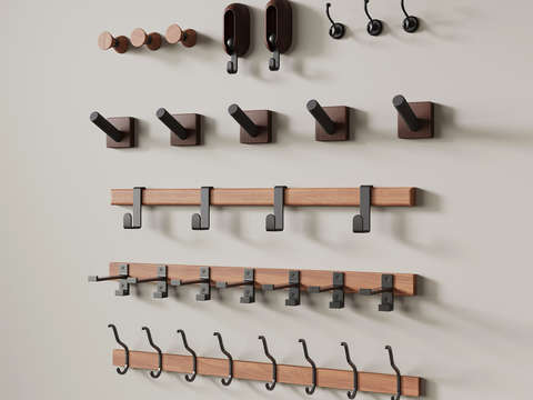 Modern clothes hook hanger hook