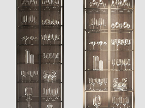 Modern Wine Cabinet Glass Wine Cabinet