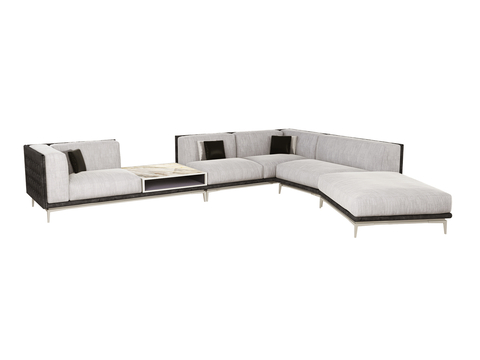 visionnaire-Multiplayer sofa Corner sofa