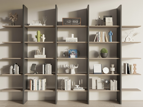 Modern Bookshelf Display Rack