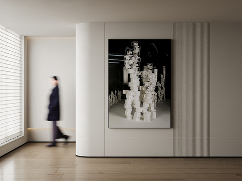 Modern Decorative Painting Black and White Hanging Painting Art Painting