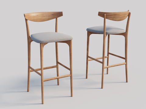 Nordic Bar Chair Bar Stool High Stool