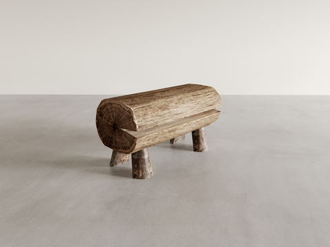 Quiet Stool Low Stool Wooden Stool