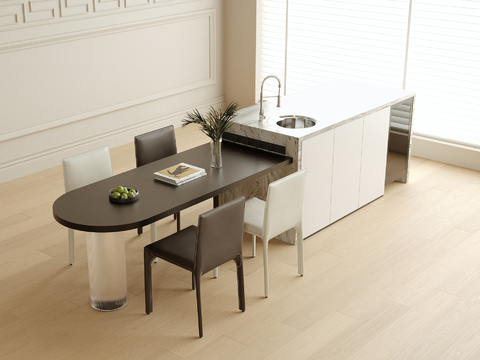 Modern Dining Table Chair Island Table