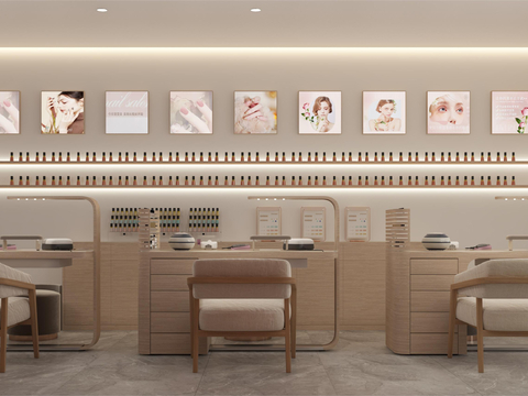 Modern Nail Shop Beauty Shop