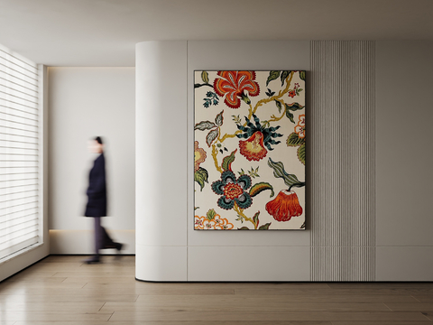 Modern Decorative Painting Flower Hanging Painting