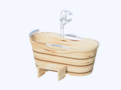 Modern Wooden Bathtub Tub