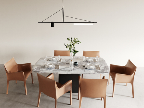 Modern Dining Table and Chair