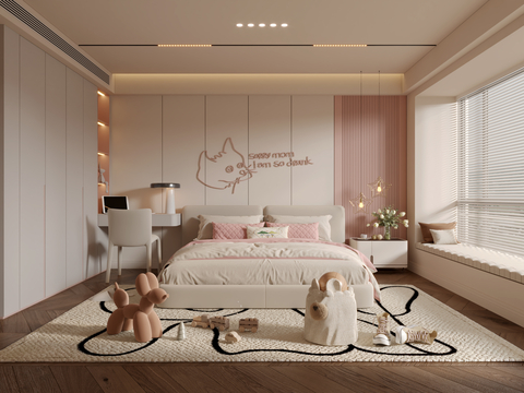 Modern kids Bedroom Girls Room