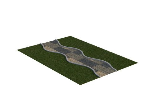 Road Module Lawn Grass Park