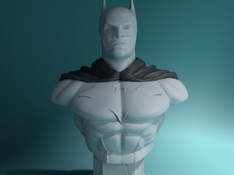 Cartoon Hand-made Statue Batman Art Toy