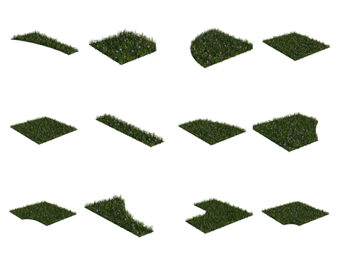 lawn grass turf module