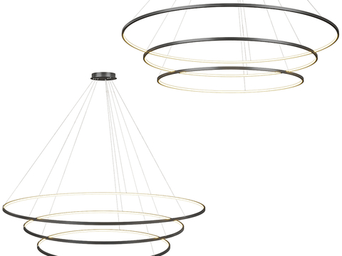 GLODE ring chandelier