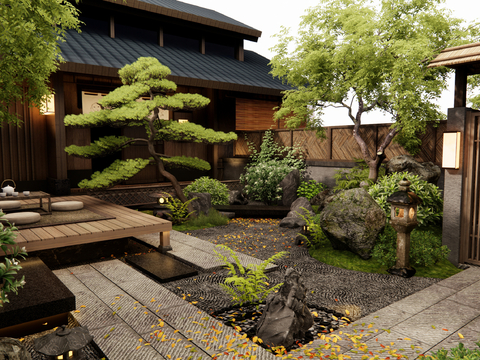 Japanese Courtyard Garden