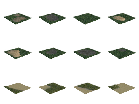 lawn grass turf module