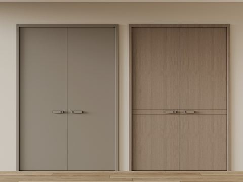 Modern Wooden Door Single-door Double-door Ballroom Door