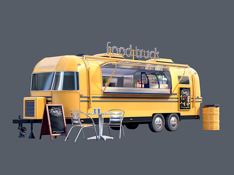 European-style fast food car