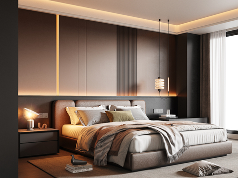 Italian Affordable Luxury Style Bedroom Master Bedroom