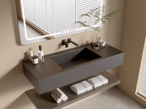 Modern Bathroom Cabinet Bathroom Basin Bathroom Ornaments