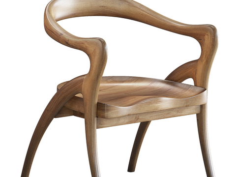 Log Style Chair Lounge Chair