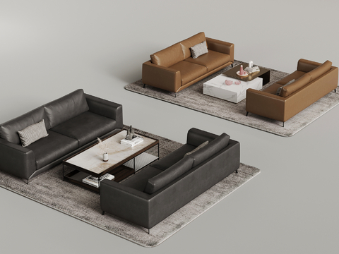 Modern sofa combination