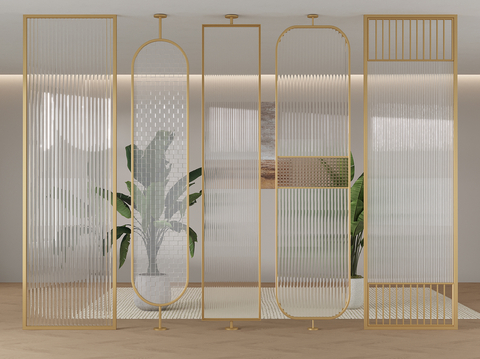 Modern Changhong glass partition