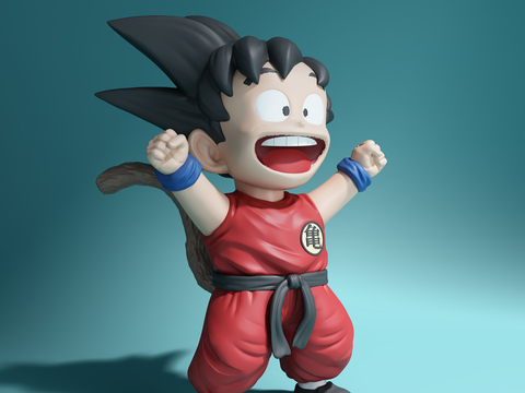 Cartoon Hand-made Dragon Ball Goku