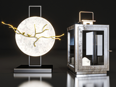 New Chinese-style ornaments portable lamp