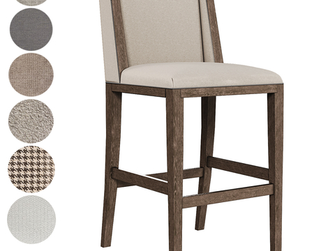 Nordic high chair bar stool