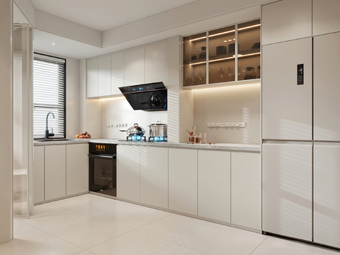 Cream Style kitchen bathroom