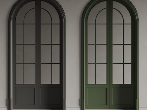 willisau modern arch glass door double door circular arc door