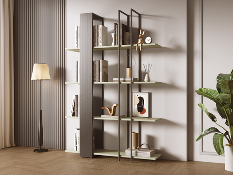 Modern Display Shelf Bookshelf Storage Rack