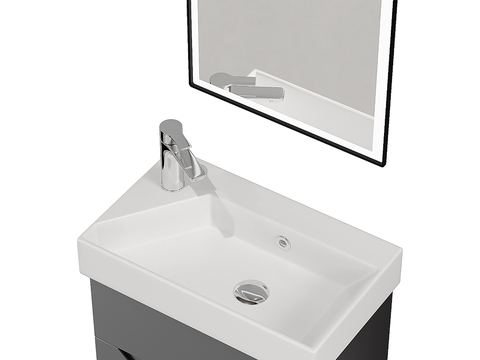 Modern wash basin vertical basin