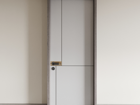 Modern single door swing door