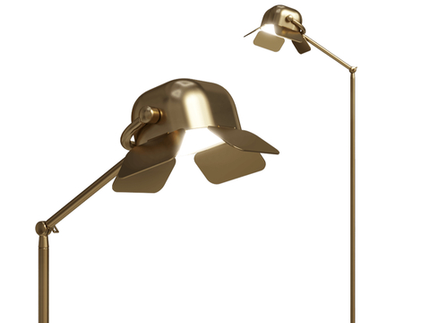 GHIDINI1961 industrial wind floor lamp