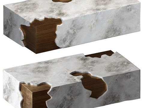 Affordable Luxury Style Stone Coffee Table