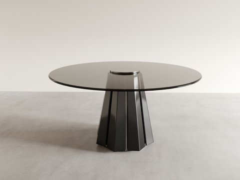 Modern round dining table