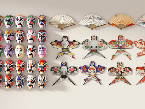 Neo-Chinese Style Pendant Folk Kite Wall Decoration