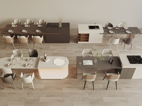 Modern Nakajima Dining Table and Chair