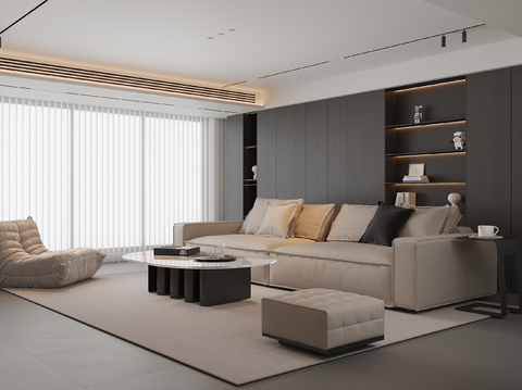 Modern Minimalist Living Room