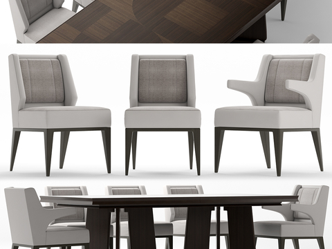 Modern Dining Table and Chair