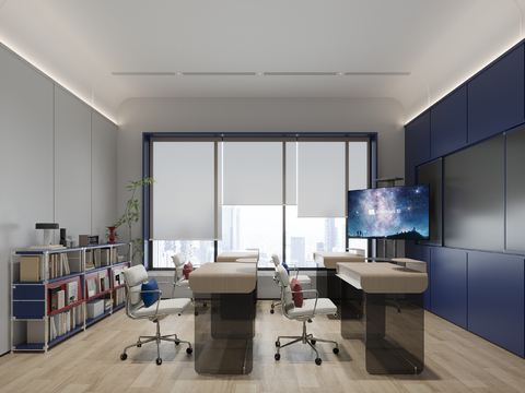 Klein Blue Training Classroom Classroom